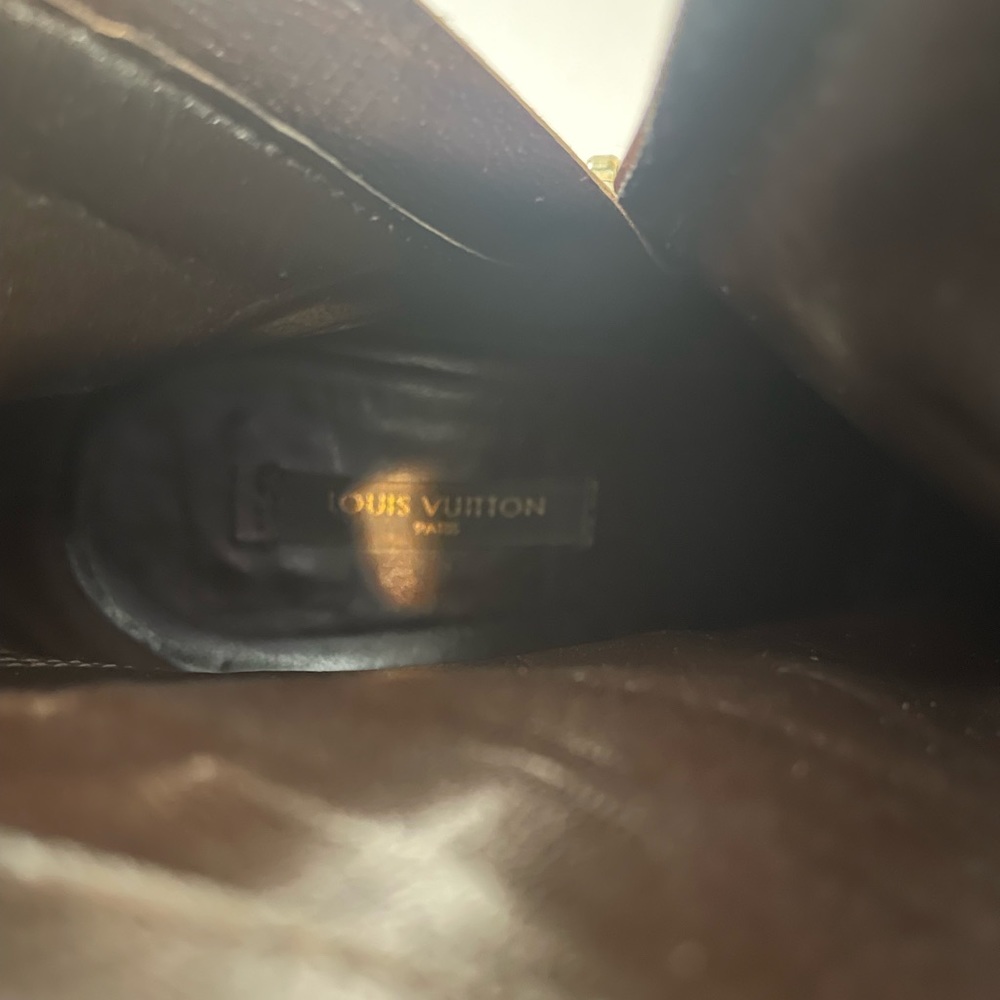 Louis Vuitton Brown Monogram Mimosa Mini Lin Ankle Boots - Picture 13 of 16